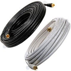 RG6 Gold Plated Coaxial Digital Cable for Satellite TV VCR Video 25′ 50′ 100′