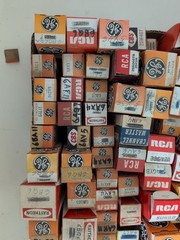 HUGE Lot of 300+ Vintage Various Brands Radio/TV Vacuum Tubes