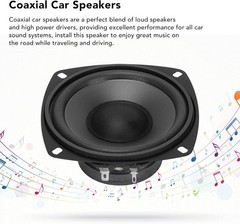 400W Car Subwoofer & 4 Inch Coaxial Speakers for Superior Sound