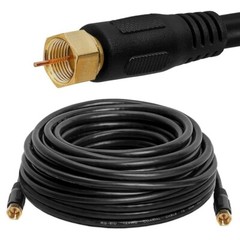 RG6 Coaxial Digital Cable Satellite TV Antenna Coax Dish Video HD F-Type Dual