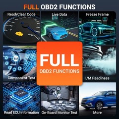 ANCEL X6 Car Diagnostic Tool Bidirectional All Systems OBD2 Scanner Code Reader