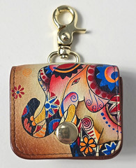 NWOT – Anuschka Hand Painted AIRPOD Leather Case – 15 Different To Choose From