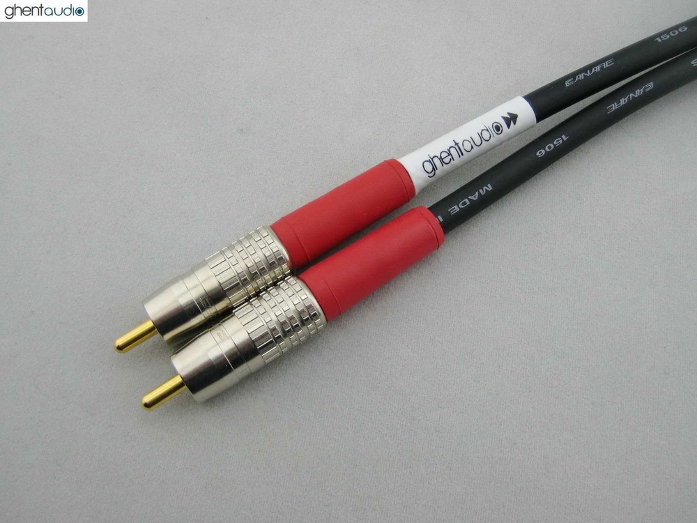 E08 (0.5m 1.5ft ) —HiFi Canare LV-61S & RCAP-C4A True 75Ω Coax RCA Audio Cable