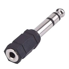 1Pack 6.35mm 1/4 Male to 3.5mm 1/8 Female Stereo Headphone Adapter Audio Jac…
