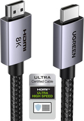 UGREEN 8K HDMI 2.1 Cable 48Gbps 6.6FT, Certified Ultra High Speed HDMI Cord Alum