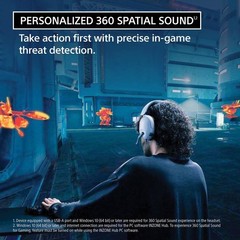 Sony INZONE H3 Wired Gaming Headset with 360 Spatial Sound MDR-G300 PS5 White