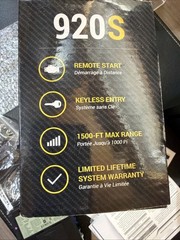 Compustar CS920S 4-Button 1 Way Remote Start System (up to 1000′ Range) NEW OPEN