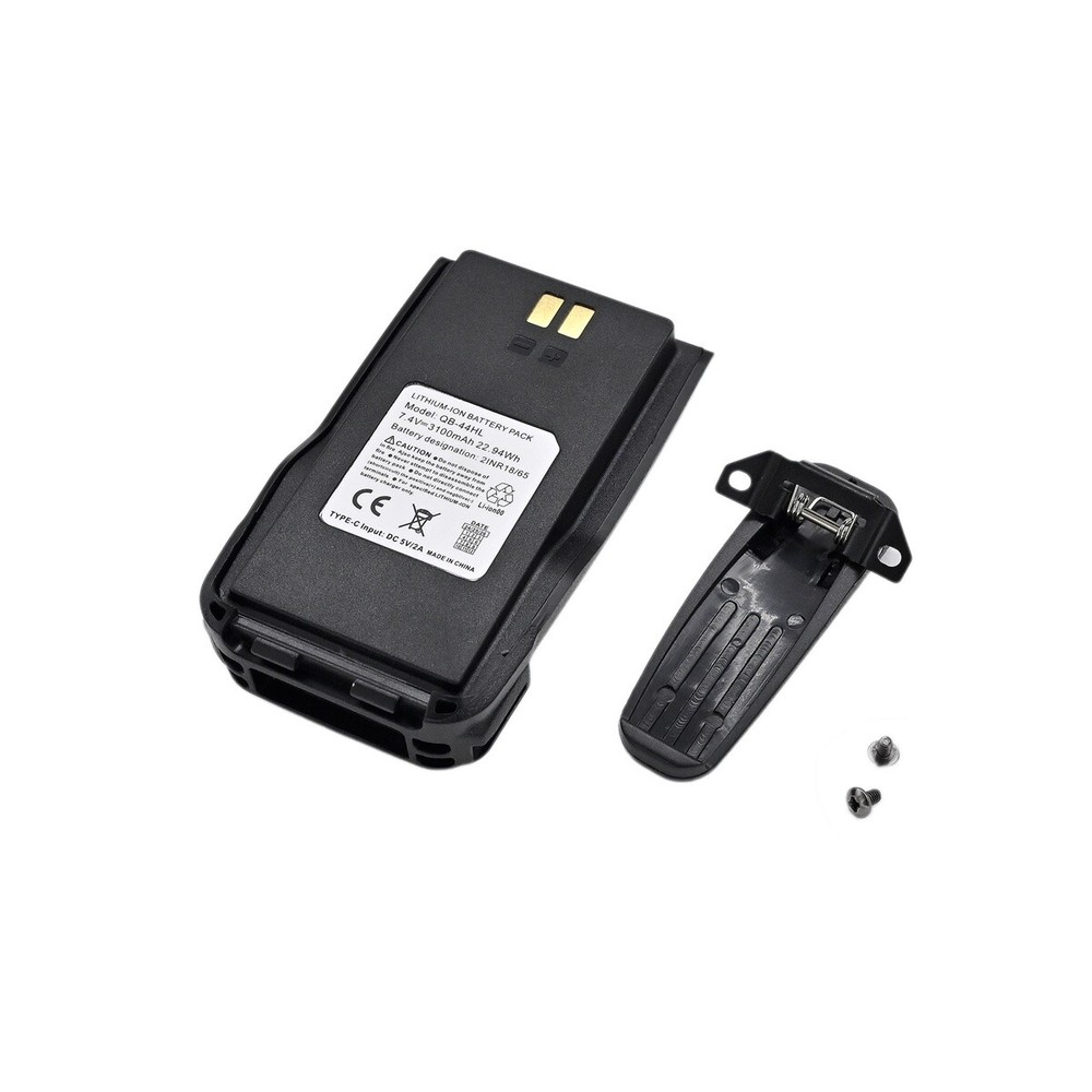 AnyTone QB44HL Li-ion Battery Pack USB C 22.94WH for 868 878UV II Plus HAM Radio