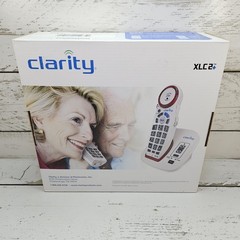 Clarity XLC2+ Cordless Phone Big Buttons Dect 6.0 Loud Speaker Talking Caller ID