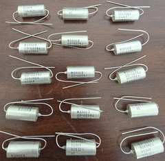 Lot of 15 Western Electric M39003 68µF 35V Hermetic Tantalum Capacitors NOS MIL-