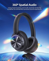 Lightweight Active Noise Canceling Headphones: 120 Hours & 360° Audio Experience