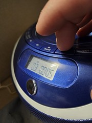 Memorex MP4067 CD/MP3 Player AM/FM Radio Boombox 2008 Rare Blue Tested Works