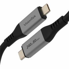 Visiontek 901801 Usb4 Cable 1.5m 240w Cabl Power Delivery 80 Gbps Data Transfe