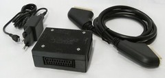RGB SCART Splitter 1 input 2 output aktiv power Verteiler Distribution Amplifier