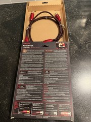 AudioQuest Red River XLR Cables 1M Pair of Balanced Interconnects