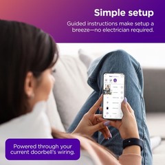 Roku Smart Home Wired Video Doorbell & Chime – 1080p HD Night Vision Ultrawide