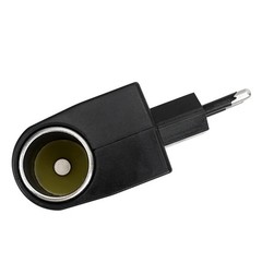 AC 220V To DC 12V Auto Accessories Converter EU US Plug Interior Parts Black Car