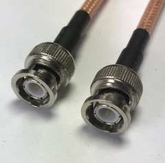 RG400 BNC Male to BNC Male Double Shield Coaxial Cable PICK LENGTH RF USA Lot