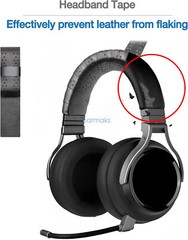 Headband Cover Cushion for Corsair Virtuoso, RGB, Wireless,HS50 Pro
