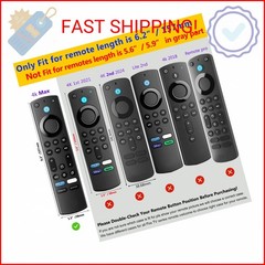 Pinowu Silicone Remote Case (3pcs, Glow in The Dark) for Fire TV Stick 4K Max/In