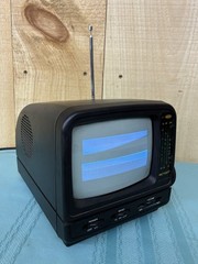 vintage Action 5″ B/W Portable Mini Television, model ACN-3517 Video In Gaming