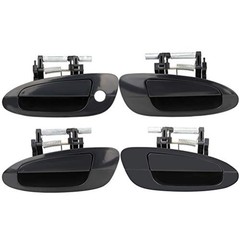 Exterior Door Handles – Front Rear Driver – Left Passenger – Right Side – Black