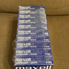 10 Sealed Maxell 6 Hours VHS Tapes T-120