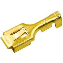 1/4 Inch (6.3Mm) Female Spade Quick Splice Crimp Terminals Crimp Connector 50pcs