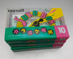 Lot Of 3 MAXELL JUKE BOX 10 TYPE I BLANK CASSETTE TAPES Brand new SEALED