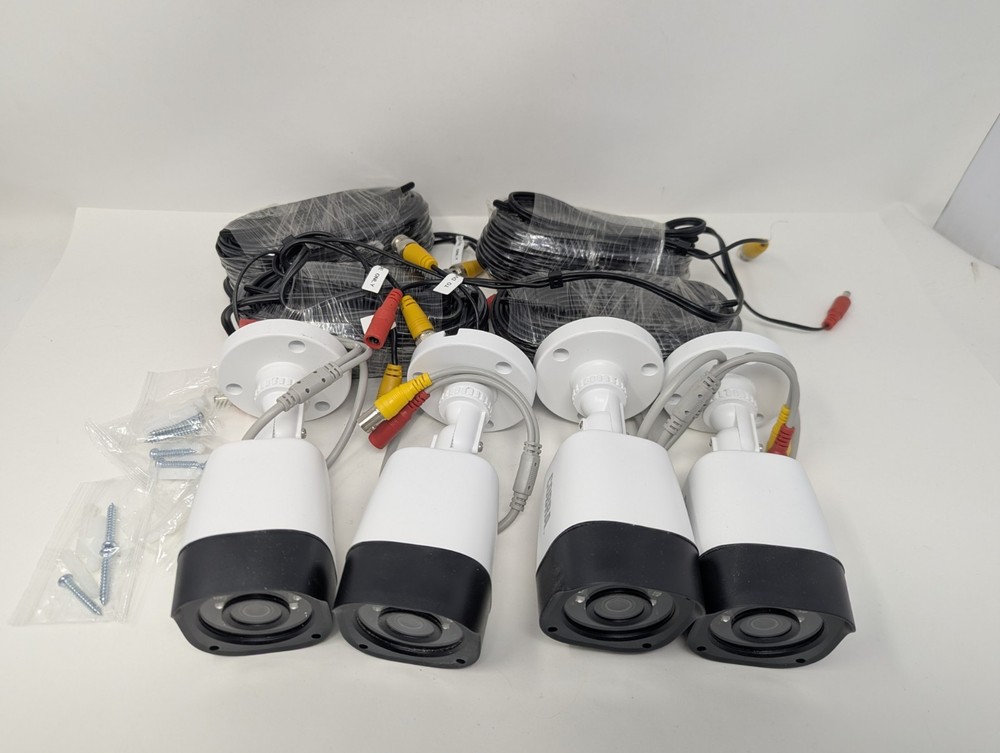 Cobra 1080p HD Surveillance Security Camera 63891 Color w/Night Vision Lot of 4