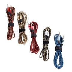 10ft AUX Cable Jack Gold Plug Audio Wire Long Cord Universal for iPod Classic