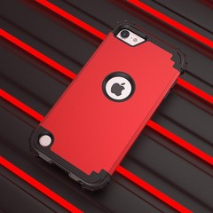 IDweel for iPod Touch 7th Generation Case with 2 Screen Protectors, Red