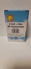 X10 SS13A Slimline Decorator Wireless Wall Controller 3 Addresses + Dim
