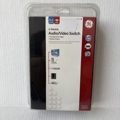 GE 4 Device Audio/Video Switch Component RCA Selector 73344 *NEW* Sealed