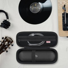 Beats Pill Bluetooth Speaker Carrying Case Travel Bag Black Black Mesh Pocket
