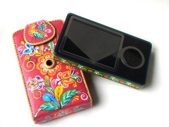 Microsoft Zune 30GB . Stylized as Uftyuga painted.