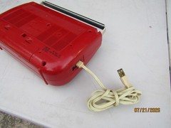 Vintage PANASONIC 8 Track Player RS-833S Stereo Red Swiss Cheese Tested Works