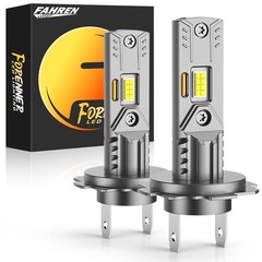 FAHREN Upgraded H7 LED Headlight Bulbs Kit 90000LM Low/Fog Beam 10Years Lifespan