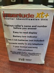 Vintage Northern Telecom. Interlude XT+ Caller ID Unit