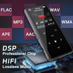128GB MP3 Player with Bluetooth, Portable Music Player with Built-in Speaker, En