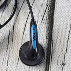 Sony Walkman MDR-E808 Stereo Headphones Earphones Black Blue