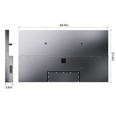 SYLVOX 55” Outdoor TV 4K Waterproof 1000nits Smart TV With 6 Powerful Speakers