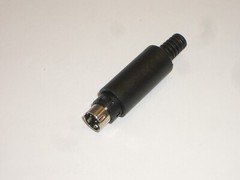 PHILMORE EMA8 1PC 8 PIN MINI DIN PLUG CONNECTOR