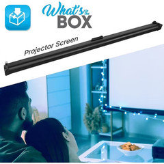 Pyle PRJTP46 40″ Portable Manual Retractable Projector Screen New Sealed