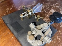 BENCHER ? BY 1 IAMBIC PADDLE & Straight Key Home Brew Very Interesting Set Up