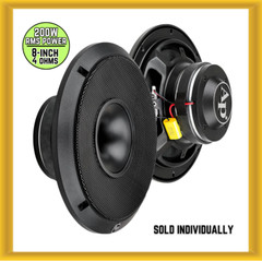 Audiopipe APMB-828G-CHF 8″ 200W RMS Power Compression Horn Mid-range Car Speaker