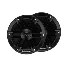 OPEN BOX Rockford Fosgate M0-65B 6.5″ 2 Way 250W Marine Grade Speakers (Black)