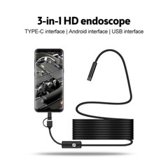 Endoscope Borescope w/ 6LED Mini Inspection USB Camera Scope For Android System