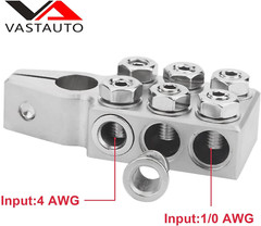 Battery Terminal Connector 12 Way Connectors 8awg Up To 4/0xl Awg Gauge Positive