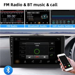 Android 10in 2 Din Touch Screen Car Stereo Radio Bluetooth WIFI Wireless Carplay